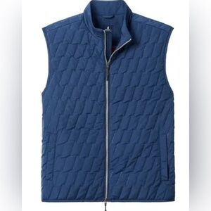 johnnie-O Navy Quilted Vest